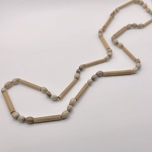 Handmade Seed and Bamboo Necklace